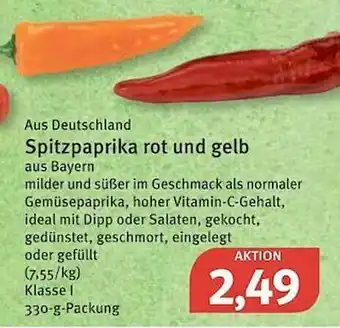 Feneberg Spitzpaprika Rot Und Gelb Angebot