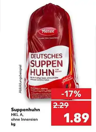 Kaufland Suppenhuhn Menge Angebot