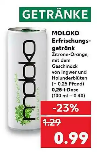 Kaufland Moloko Efrischungsgetränk Angebot