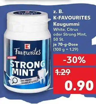 Kaufland K-favourites Kaugummi Angebot