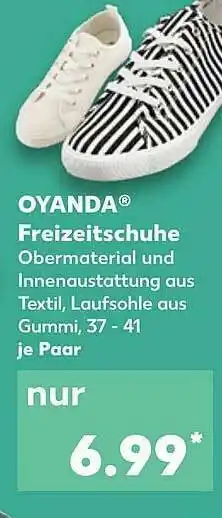 Kaufland Oyanda Freizeitschuhe Angebot