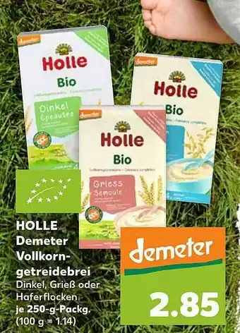 Kaufland Holle Demeter Vollkorngetreidebrei Angebot