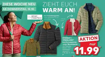 Kaufland Oyanda Oder Townland Leichtsteppjacke -oder Wendejacke Angebot