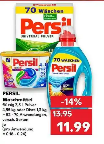 Kaufland Persil Waschmittel Angebot