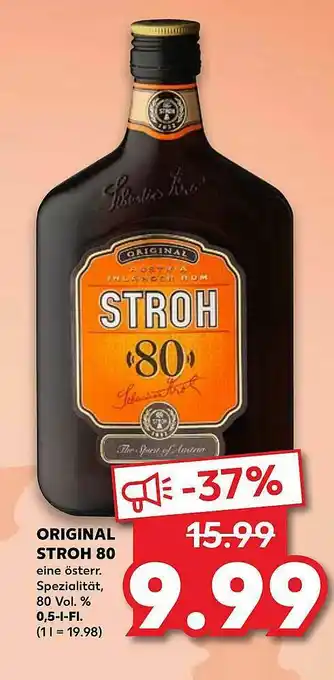 Kaufland Original Stroh 80 Angebot