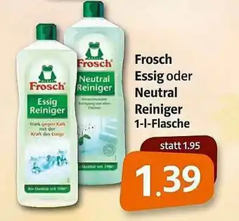 Markant Frosch Essig Oder Neutral Reiniger Angebot