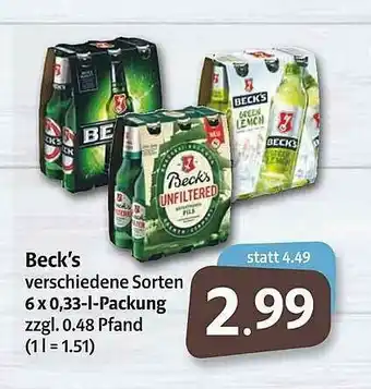 Markant Beck's Angebot