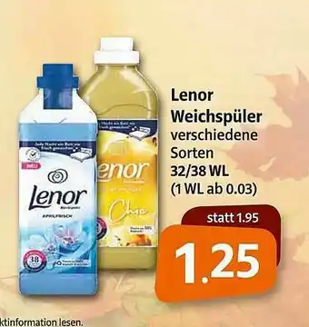 Markant Lenor Weichspüler Angebot