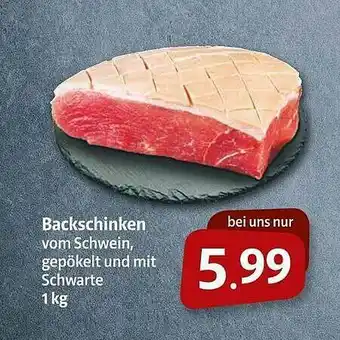 Markant Backschinken Angebot