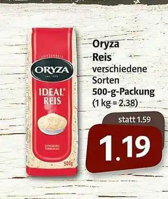 Markant Oryza Reis Angebot