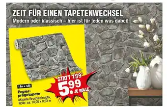 Repo Markt Papier-pragetapete Angebot