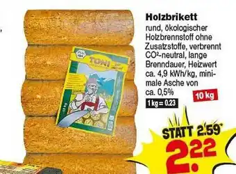 Repo Markt Holzbrikett Angebot