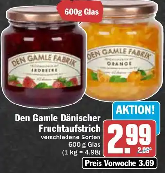 AEZ Den Gamle Dänischer Fruchtaufstrich 600g Glas Angebot