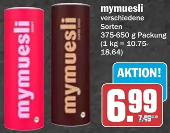 AEZ mymuesli 375-650 g Packung Angebot