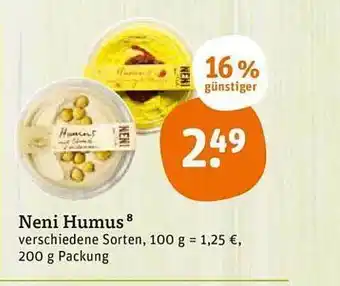 tegut Neni Humus Angebot