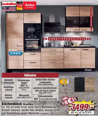 Poco Nobilia Küchenblock Structura Angebot