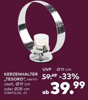 porta Kerzenhalter Tesoro Angebot