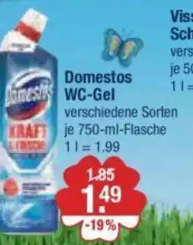 V Markt Domestos WC-Gel 750ml Angebot