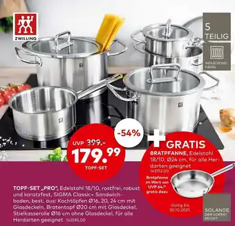 porta Zwilling Topf Set Pro Angebot