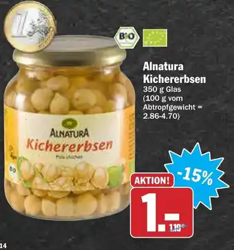 AEZ Alnatura Kichererbsen 350g Angebot