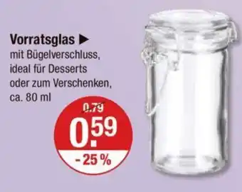 V Markt Vorratsglas Angebot