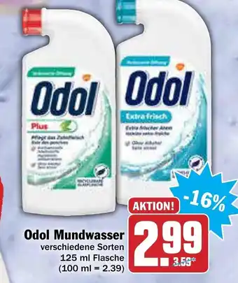 AEZ Odol Mundwasser 125 ml Angebot