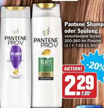 AEZ Pantene Shampoo oder Spülung 200-360ml Angebot