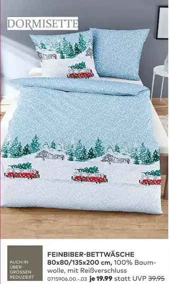 porta Feinbiber Bettwäsche 80x80/135x200 cm Angebot