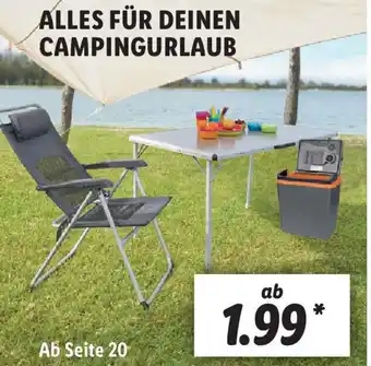 Lidl Alles Für Deinen Campingurlaub Angebot