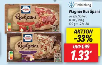 Lidl Wagner Rustipani 185/170g Angebot