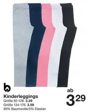 Zeeman Kinderleggings Angebot