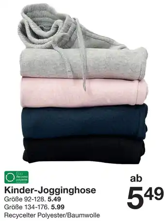 Zeeman Kinder-Jogginghose Angebot