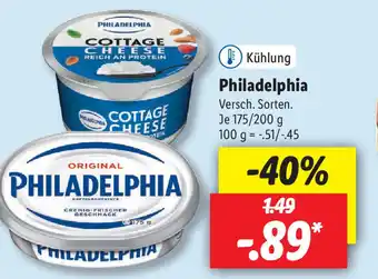 Lidl Philadelphia 175/200g Angebot