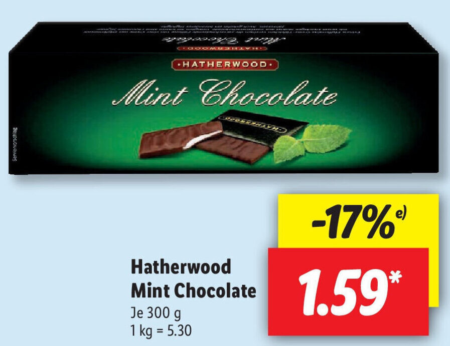 Hatherwood Mint Chocolate 300g Angebot bei Lidl