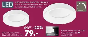 porta LED Deckenleuchte Shay II Angebot