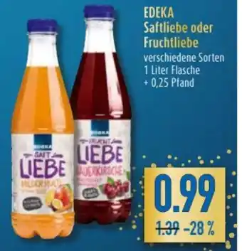 diska Edeka Saftliebe oder Fruchtliebe 1L Angebot