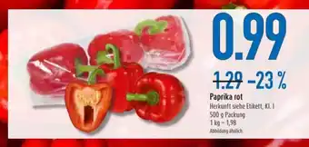 diska Paprika rot 500g Angebot