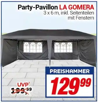 CENTERSHOP Party-Pavillon LA GOMERA Angebot