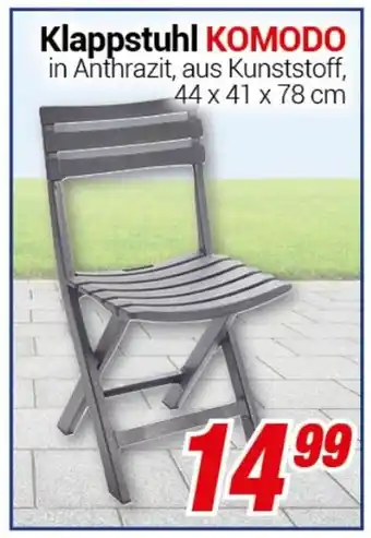CENTERSHOP Klappstuhl KOMODO Angebot