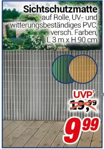 CENTERSHOP Sichtschutzmatte Angebot
