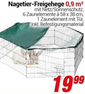 CENTERSHOP Nagetier-Freigehege 0,9 m² Angebot