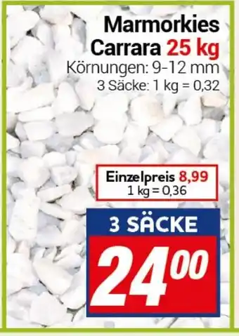 CENTERSHOP Marmorkies Carrara 25 kg Angebot