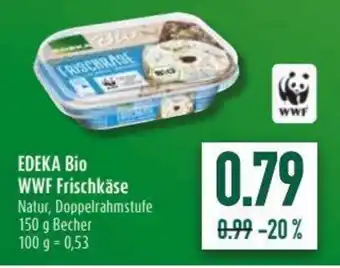 diska Edeka Bio WWF Frischkäse 150g Becher Angebot