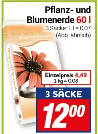 CENTERSHOP Pflanz und Blumenerde 60 L Angebot