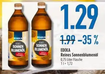 diska Edeka Reines Sonnenblumenöl 0,75L Angebot