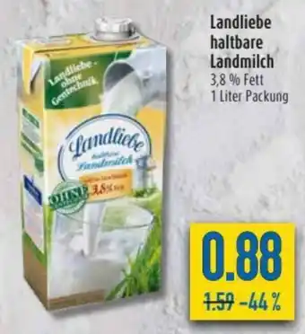 diska Landliebe Haltbare Landmilch 1L Angebot