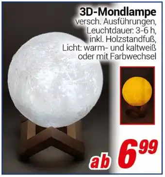 CENTERSHOP 3D-Mondlampe Angebot