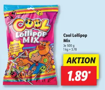 Lidl Cool Lollipop Mix 500g Angebot