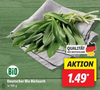 Lidl Deutscher Bio Bärlauch  100g Angebot