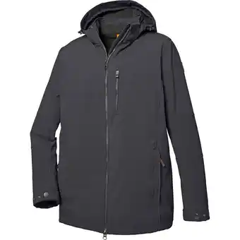 Intersport STOY by killtec Herren Funktionsjacke STW 17 MN SFTSHLL JCKT schwarz blau 3XL Angebot